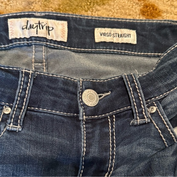 Daytrip Dark Blue Straight Jeans - Picture 3 of 4